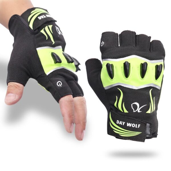 Fingerless Outdoor Sports Bike Lighting Gloves - Image 3
