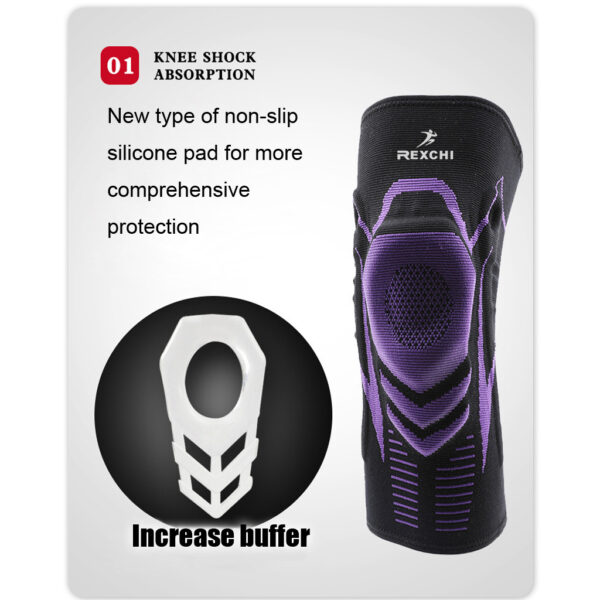 Outdoor fitness silicone sports knee pads - Image 2