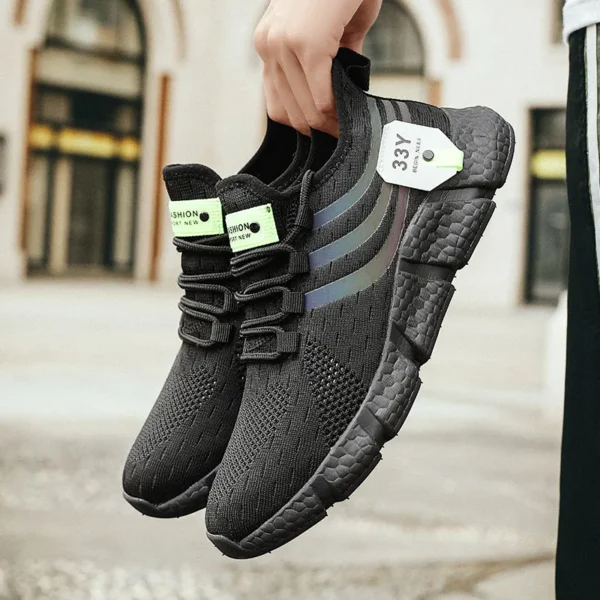 New Men's Sneakers Thick Sole Comfortable Casual Shoes Men Breathable Running Shoes Summer Man Tennis Shoes Large Size Men Shoe - Image 2