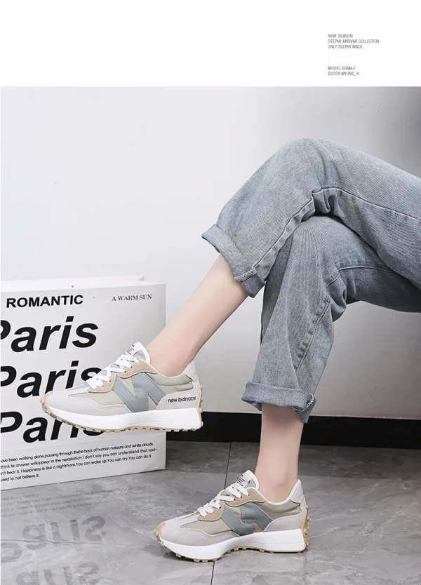 New Style Zugu Women's ShoesinsPopular Thick-Soled Dad Sneakers2025Summer Breathable Season Comfortable Sneaker - Image 34