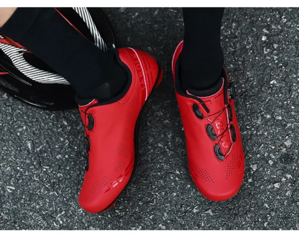 LiXingMing Cycling Shoes Road Bike Men Racing Contest Self-Locking Speed Bicycle Sneakers Women Spd Cleats Cycling Footwear - Image 21