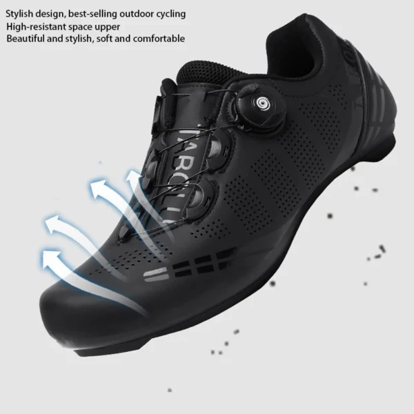 LiXingMing Cycling Shoes Road Bike Men Racing Contest Self-Locking Speed Bicycle Sneakers Women Spd Cleats Cycling Footwear - Image 2