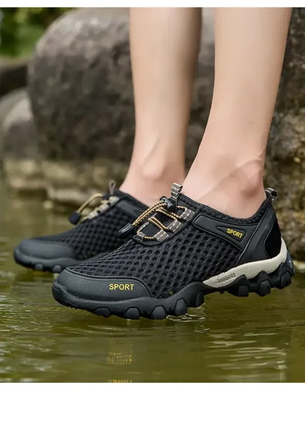 Men's Fishing Shoes Summer Casual Wading Shoes Thick-soled Non-slip Hiking Shoes for Men Breathable Tenis Barefoot Sneakers - Image 22
