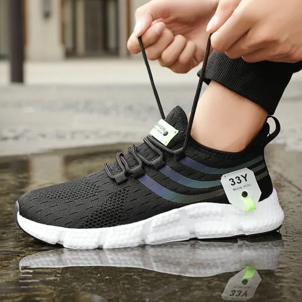 New Men's Sneakers Thick Sole Comfortable Casual Shoes Men Breathable Running Shoes Summer Man Tennis Shoes Large Size Men Shoe - Image 5