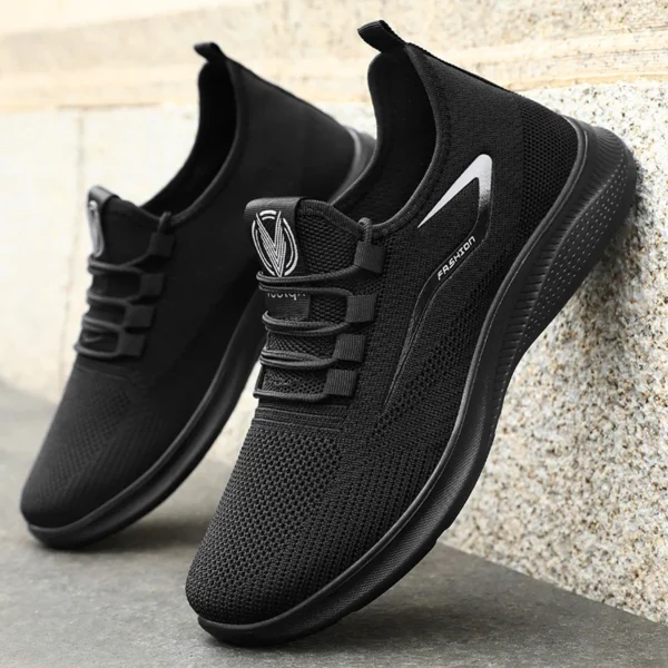 man shoes，casual sneaker，Breathable Mesh sneaker Non-slip men's summer sneakers，cheap shoes clearance free shipping，men's shoes - Image 2