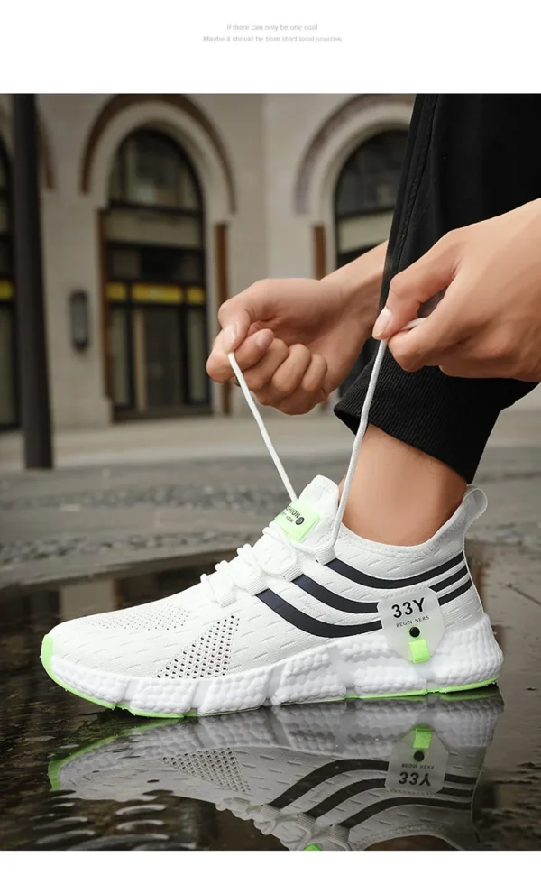New Men's Sneakers Thick Sole Comfortable Casual Shoes Men Breathable Running Shoes Summer Man Tennis Shoes Large Size Men Shoe - Image 24