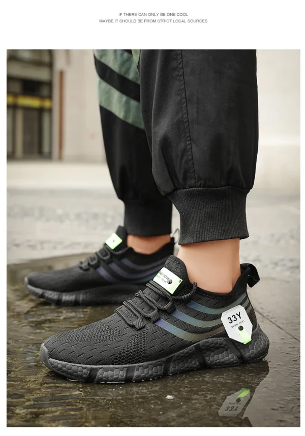 New Men's Sneakers Thick Sole Comfortable Casual Shoes Men Breathable Running Shoes Summer Man Tennis Shoes Large Size Men Shoe - Image 41