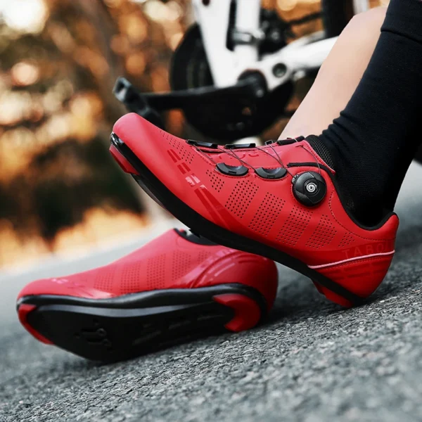 LiXingMing Cycling Shoes Road Bike Men Racing Contest Self-Locking Speed Bicycle Sneakers Women Spd Cleats Cycling Footwear - Image 6