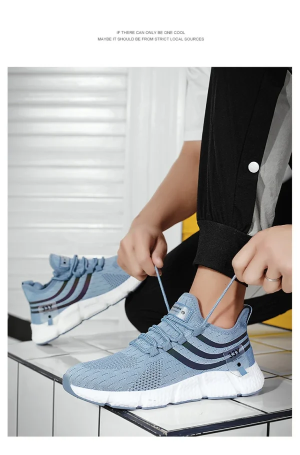 New Men's Sneakers Thick Sole Comfortable Casual Shoes Men Breathable Running Shoes Summer Man Tennis Shoes Large Size Men Shoe - Image 26