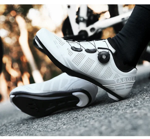LiXingMing Cycling Shoes Road Bike Men Racing Contest Self-Locking Speed Bicycle Sneakers Women Spd Cleats Cycling Footwear - Image 22