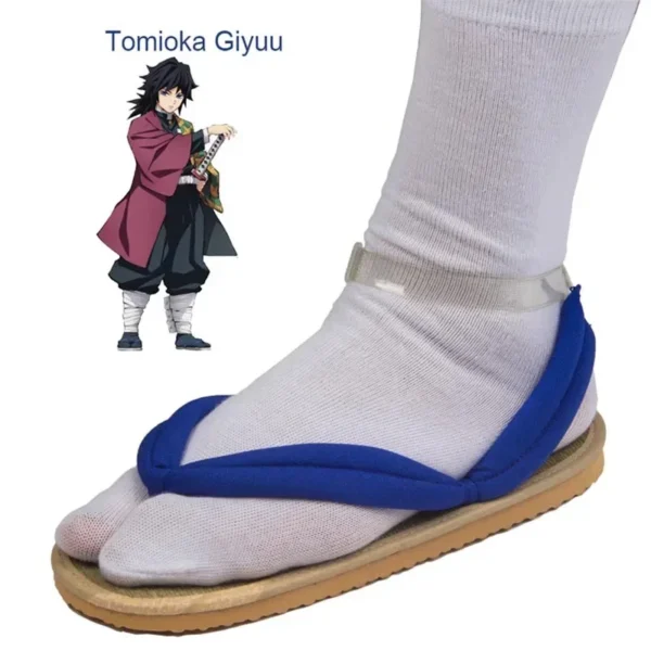 Hot Anime Demon Slayer Kimetsu No Yaiba Cosplay Accessories Kamado Nezuko Cosplay Clogs Kimono Flip-flops Geta Slippers Shoes - Image 15