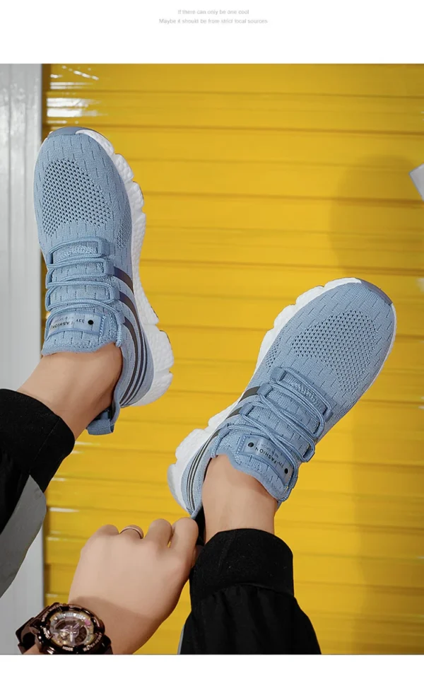 New Men's Sneakers Thick Sole Comfortable Casual Shoes Men Breathable Running Shoes Summer Man Tennis Shoes Large Size Men Shoe - Image 27