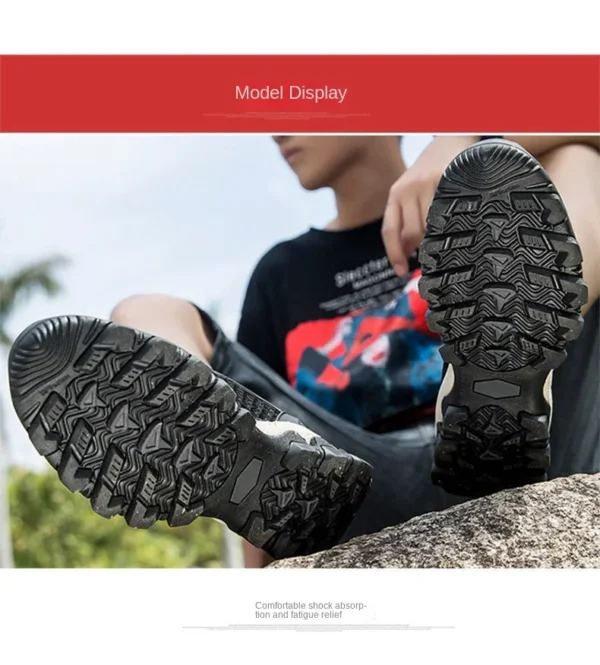 Men's Fishing Shoes Summer Casual Wading Shoes Thick-soled Non-slip Hiking Shoes for Men Breathable Tenis Barefoot Sneakers - Image 13