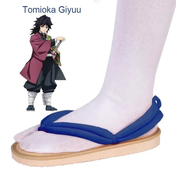 Hot Anime Demon Slayer Kimetsu No Yaiba Cosplay Accessories Kamado Nezuko Cosplay Clogs Kimono Flip-flops Geta Slippers Shoes - Image 27