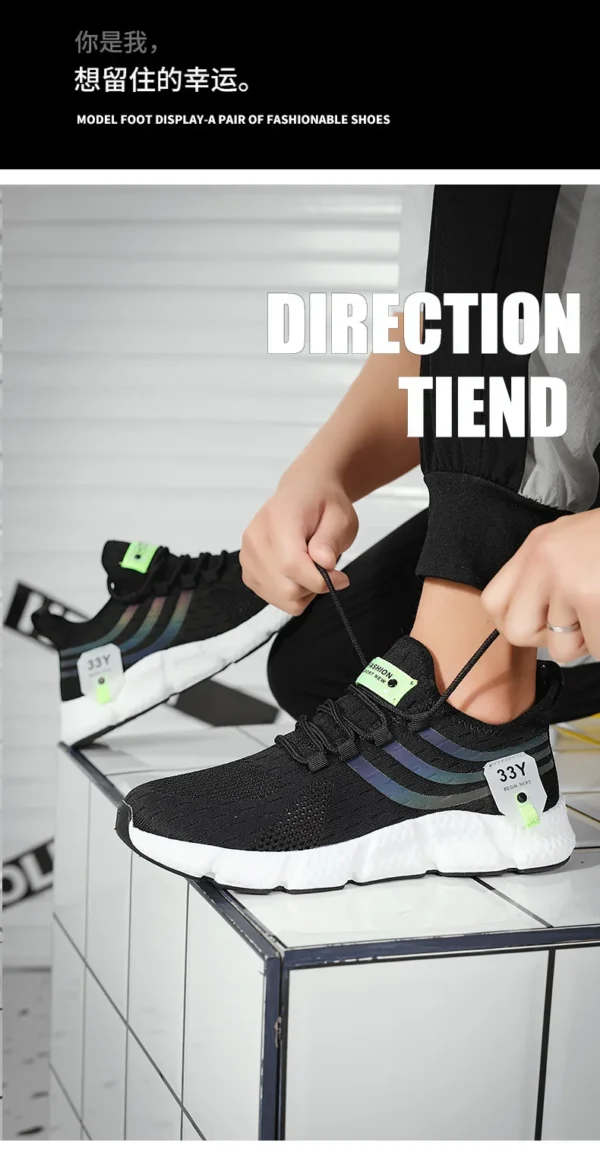 New Men's Sneakers Thick Sole Comfortable Casual Shoes Men Breathable Running Shoes Summer Man Tennis Shoes Large Size Men Shoe - Image 34