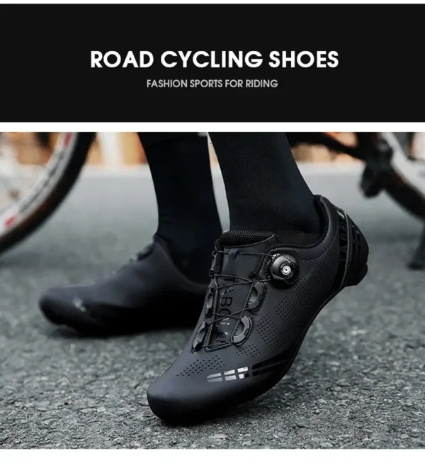 LiXingMing Cycling Shoes Road Bike Men Racing Contest Self-Locking Speed Bicycle Sneakers Women Spd Cleats Cycling Footwear - Image 17
