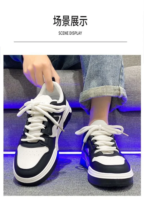 Men's Sneakers New Breathable Mesh Running Shoes Trendy Chunky Vulcanized Shoes 2025 Summer Mesh Breathable Tennis Shoes for Men - Image 12