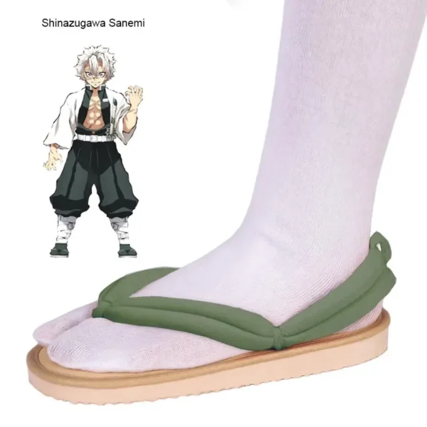 Hot Anime Demon Slayer Kimetsu No Yaiba Cosplay Accessories Kamado Nezuko Cosplay Clogs Kimono Flip-flops Geta Slippers Shoes - Image 32