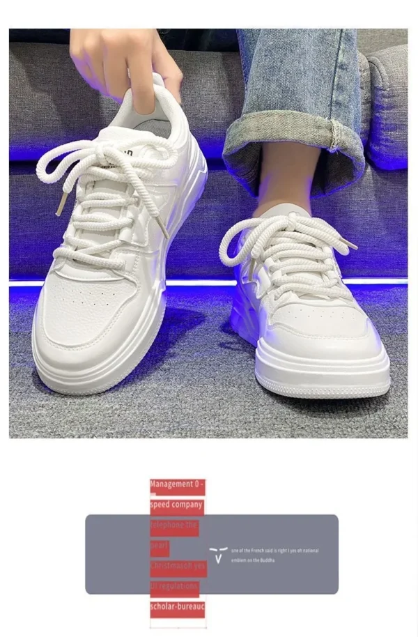 Men's Sneakers New Breathable Mesh Running Shoes Trendy Chunky Vulcanized Shoes 2025 Summer Mesh Breathable Tennis Shoes for Men - Image 15