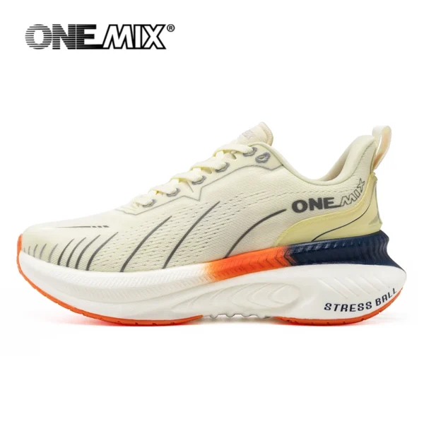 ONEMIX New Cushioning Running Shoes For Men Suitable Heavy Runners Lace Up Sports Women Non-slip Outdoor Athletic Male Sneakers - Image 8