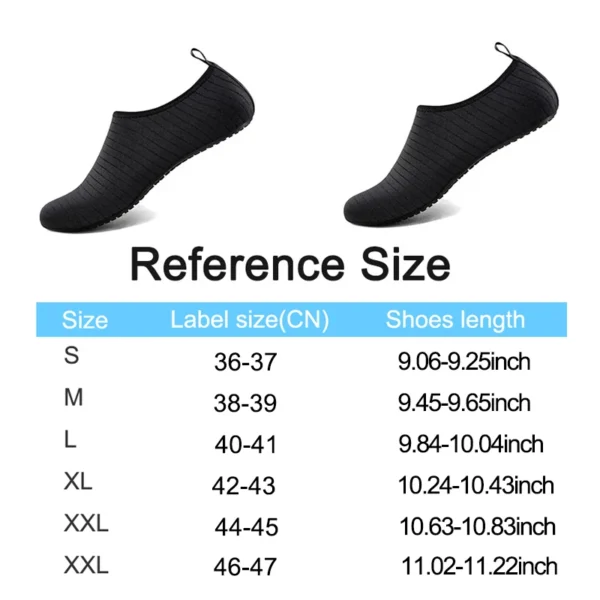 1Pair Wading Shoes Quick-drying Beach Barefoot Shoes Men Women Anti-slip Swimming Slippers Seaside Sports Sneakers Diving Socks - Image 2