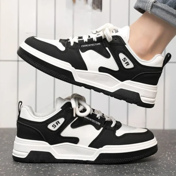Men's Sneakers New Breathable Mesh Running Shoes Trendy Chunky Vulcanized Shoes 2025 Summer Mesh Breathable Tennis Shoes for Men - Image 3