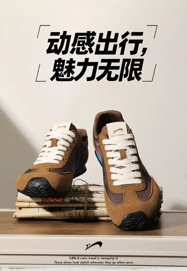 Guirenniao Forrest Gump Summer 2025 new ladies casual shoes trend black retro sports shoes - Image 3