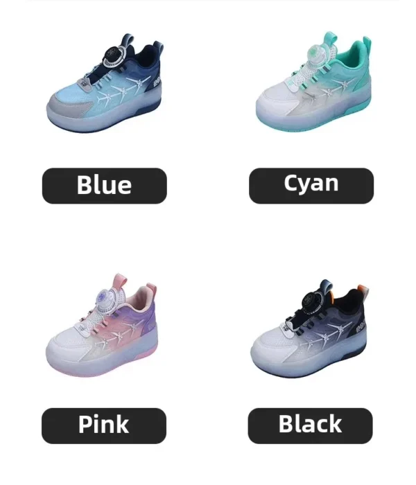 Glowing Roller Blades Sport Shoes Casual Summer Trendy Transportation Inline Skates Fashionable All-Match Light-Up Sneakers - Image 16