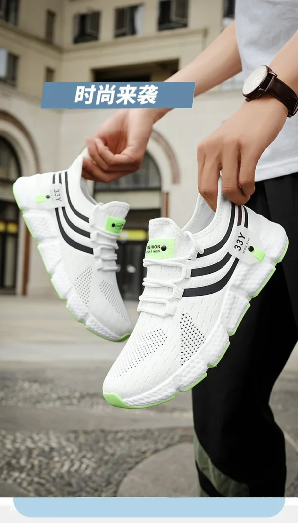 New Men's Sneakers Thick Sole Comfortable Casual Shoes Men Breathable Running Shoes Summer Man Tennis Shoes Large Size Men Shoe - Image 13