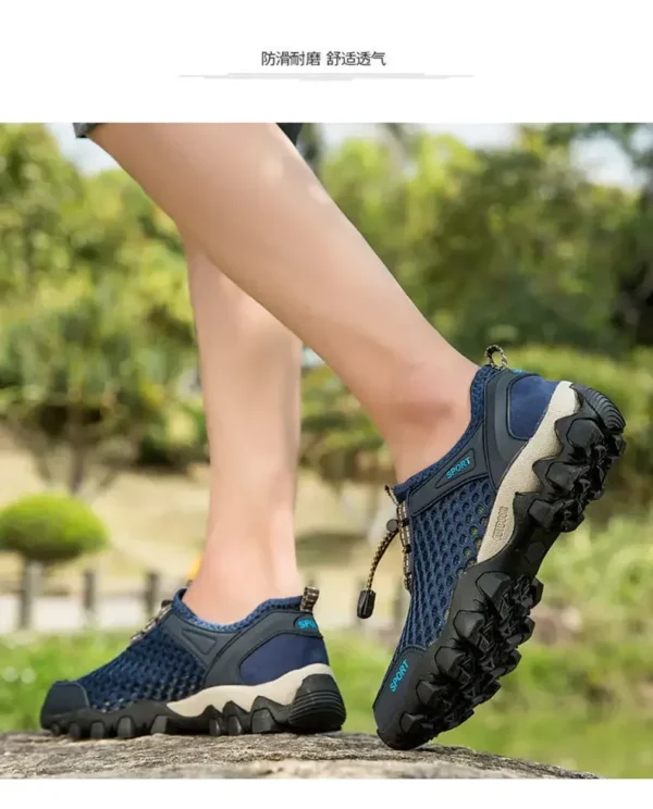 Men's Fishing Shoes Summer Casual Wading Shoes Thick-soled Non-slip Hiking Shoes for Men Breathable Tenis Barefoot Sneakers - Image 11