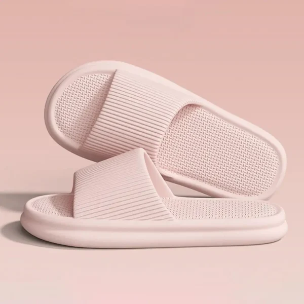 Unisex Summer Slippers Men Women Home Non Slip Bathroom Slides Flops Couples Slippers Outdoor Beach Sandals Bathroom Home Shoes - Image 25