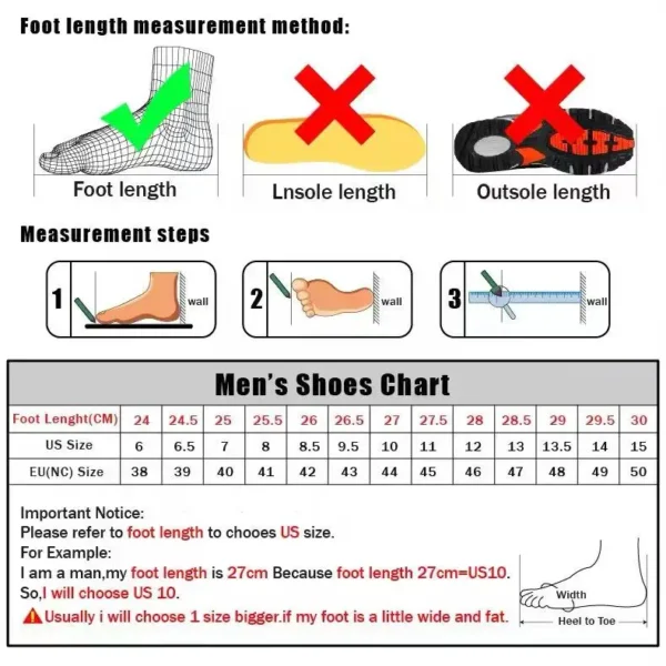 Men's Fishing Shoes Summer Casual Wading Shoes Thick-soled Non-slip Hiking Shoes for Men Breathable Tenis Barefoot Sneakers - Image 8