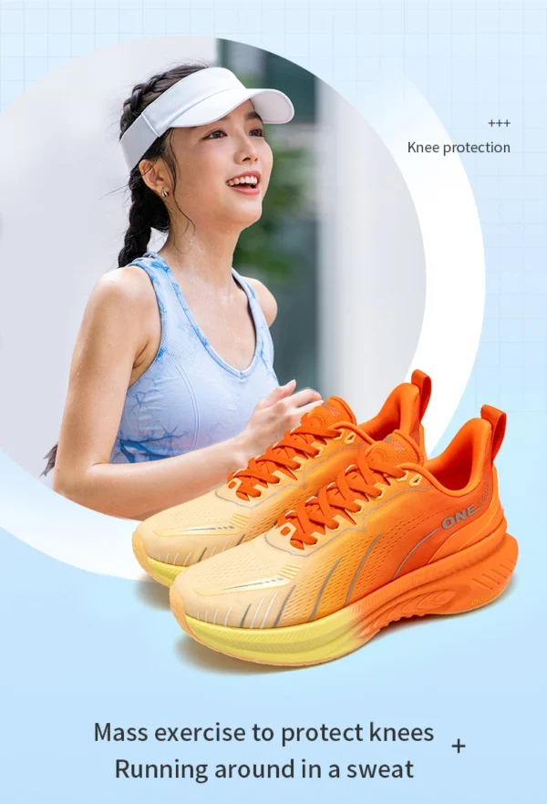 ONEMIX New Cushioning Running Shoes For Men Suitable Heavy Runners Lace Up Sports Women Non-slip Outdoor Athletic Male Sneakers - Image 17