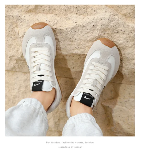Guirenniao Forrest Gump Summer 2025 new ladies casual shoes trend black retro sports shoes - Image 25