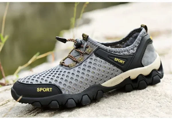 Men's Fishing Shoes Summer Casual Wading Shoes Thick-soled Non-slip Hiking Shoes for Men Breathable Tenis Barefoot Sneakers - Image 29