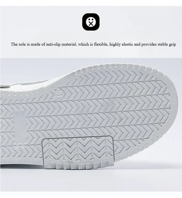 Men's shoes 2025 summer new breathable white shoes men's trendy and versatile thick soled sports board shoes trendy shoes - Image 16