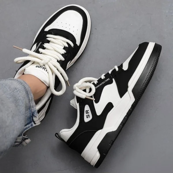 Men's Sneakers New Breathable Mesh Running Shoes Trendy Chunky Vulcanized Shoes 2025 Summer Mesh Breathable Tennis Shoes for Men - Image 4