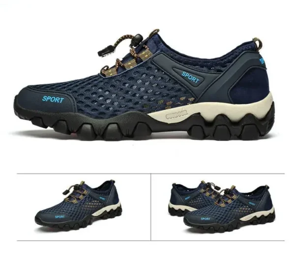 Men's Fishing Shoes Summer Casual Wading Shoes Thick-soled Non-slip Hiking Shoes for Men Breathable Tenis Barefoot Sneakers - Image 27