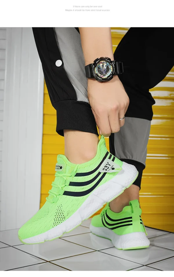 New Men's Sneakers Thick Sole Comfortable Casual Shoes Men Breathable Running Shoes Summer Man Tennis Shoes Large Size Men Shoe - Image 31