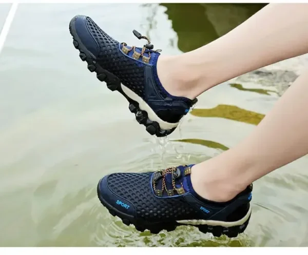 Men's Fishing Shoes Summer Casual Wading Shoes Thick-soled Non-slip Hiking Shoes for Men Breathable Tenis Barefoot Sneakers - Image 17