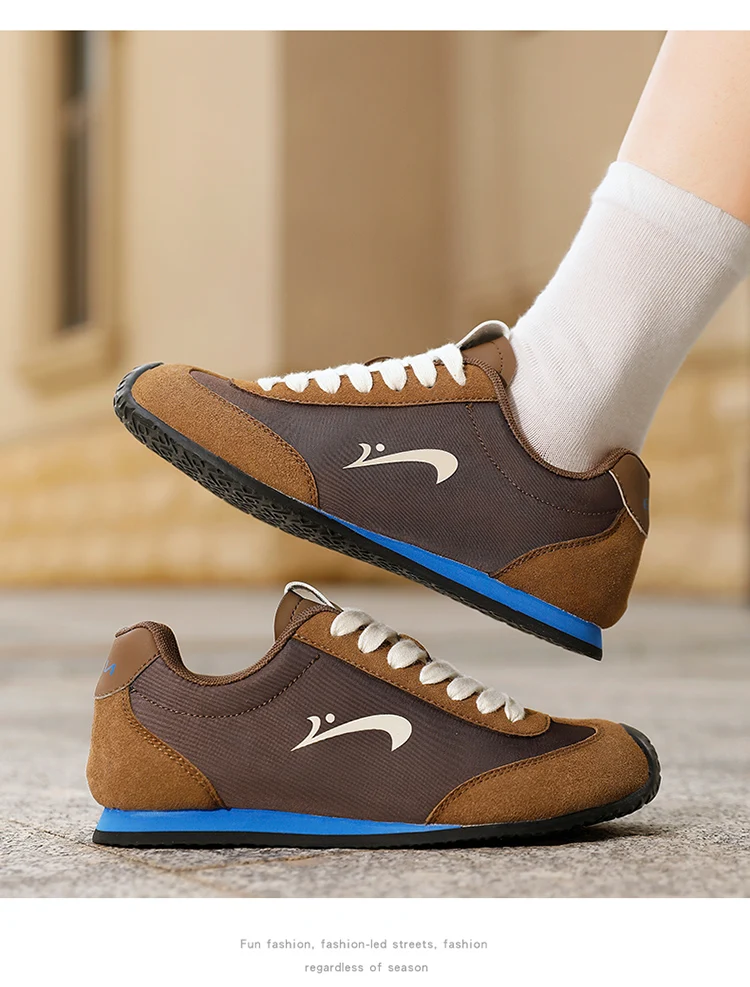 Guirenniao Forrest Gump Summer 2025 new ladies casual shoes trend black retro sports shoes