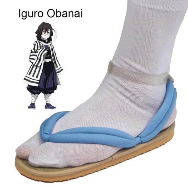 Hot Anime Demon Slayer Kimetsu No Yaiba Cosplay Accessories Kamado Nezuko Cosplay Clogs Kimono Flip-flops Geta Slippers Shoes - Image 14