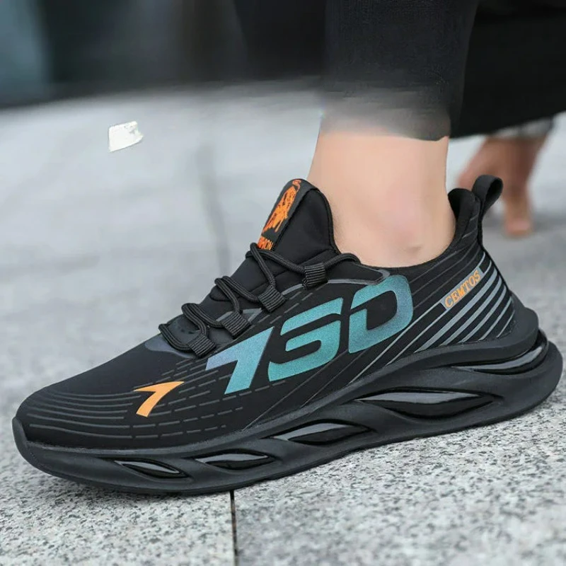 2024 Men’s Sports and Casual Shoes Summer Fashion New Shoes Round Toe Black Spring Men’s Shoes