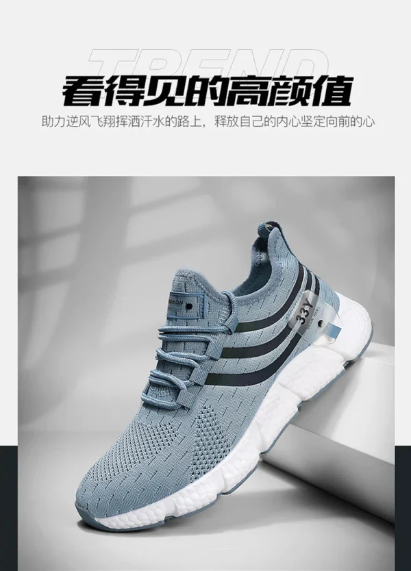New Men's Sneakers Thick Sole Comfortable Casual Shoes Men Breathable Running Shoes Summer Man Tennis Shoes Large Size Men Shoe - Image 14