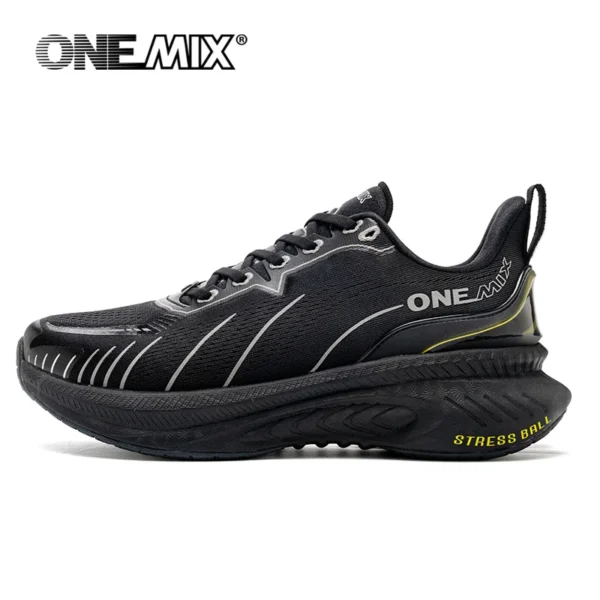 ONEMIX New Cushioning Running Shoes For Men Suitable Heavy Runners Lace Up Sports Women Non-slip Outdoor Athletic Male Sneakers - Image 9