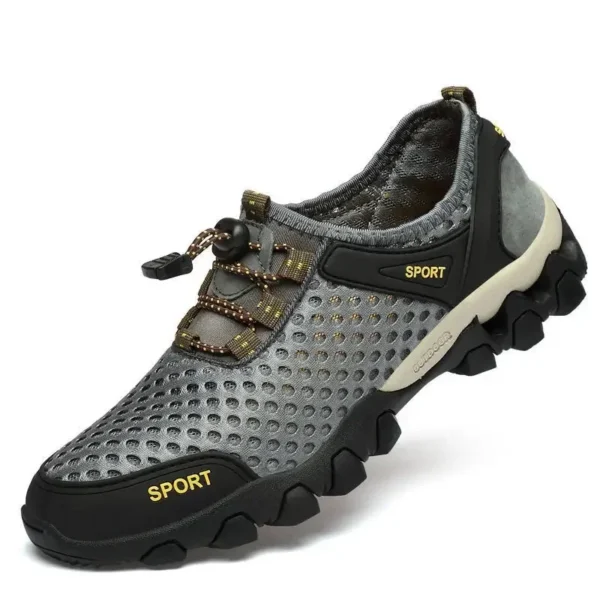 Men's Fishing Shoes Summer Casual Wading Shoes Thick-soled Non-slip Hiking Shoes for Men Breathable Tenis Barefoot Sneakers - Image 7