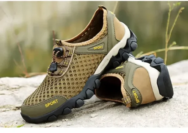 Men's Fishing Shoes Summer Casual Wading Shoes Thick-soled Non-slip Hiking Shoes for Men Breathable Tenis Barefoot Sneakers - Image 25