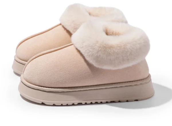 2024 High Quality of  Women's Fashion Snow Boots Fluffy Plush Faux Fur Soft Slippers Winter Indoor Comfortable Home men's Shoes - Image 14