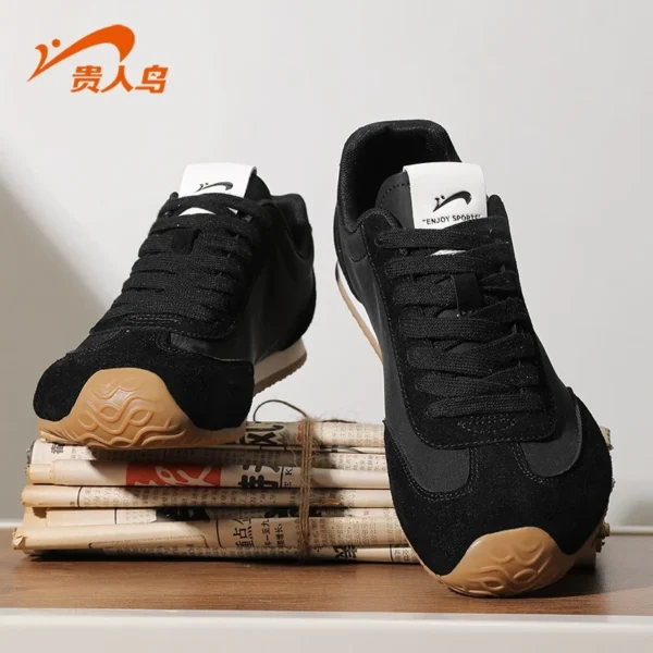 Guirenniao Forrest Gump Summer 2025 new ladies casual shoes trend black retro sports shoes - Image 2