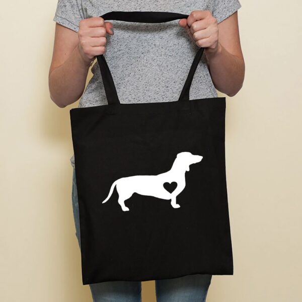 Sausage Cute Pet Dog Printed Canvas Bag - Image 3